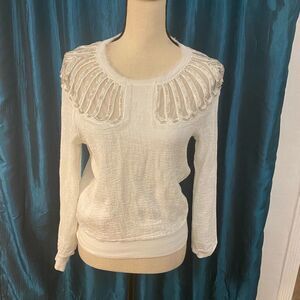 FRMZ beaded detailed long sleeve top, S